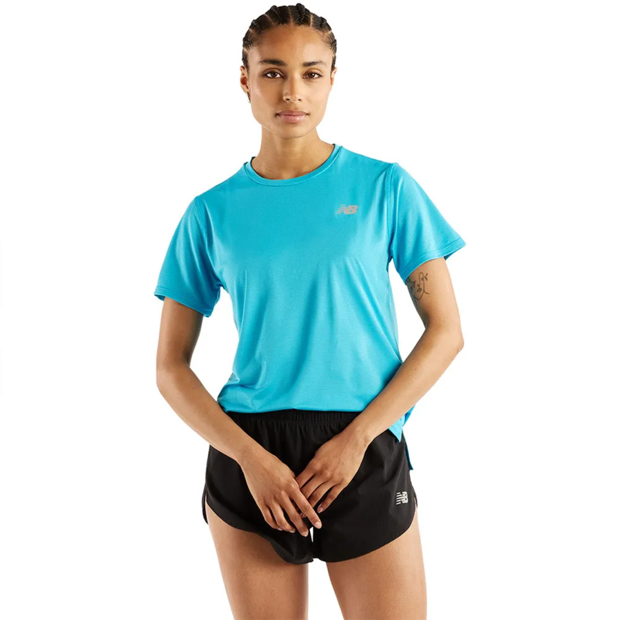 New Balance Sport Essentials Run T-Shirt | Blue | The Run Hub