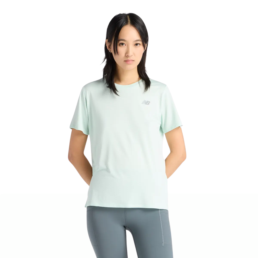 New Balance Sport Essentials Run T-Shirt | Mint | The Run Hub