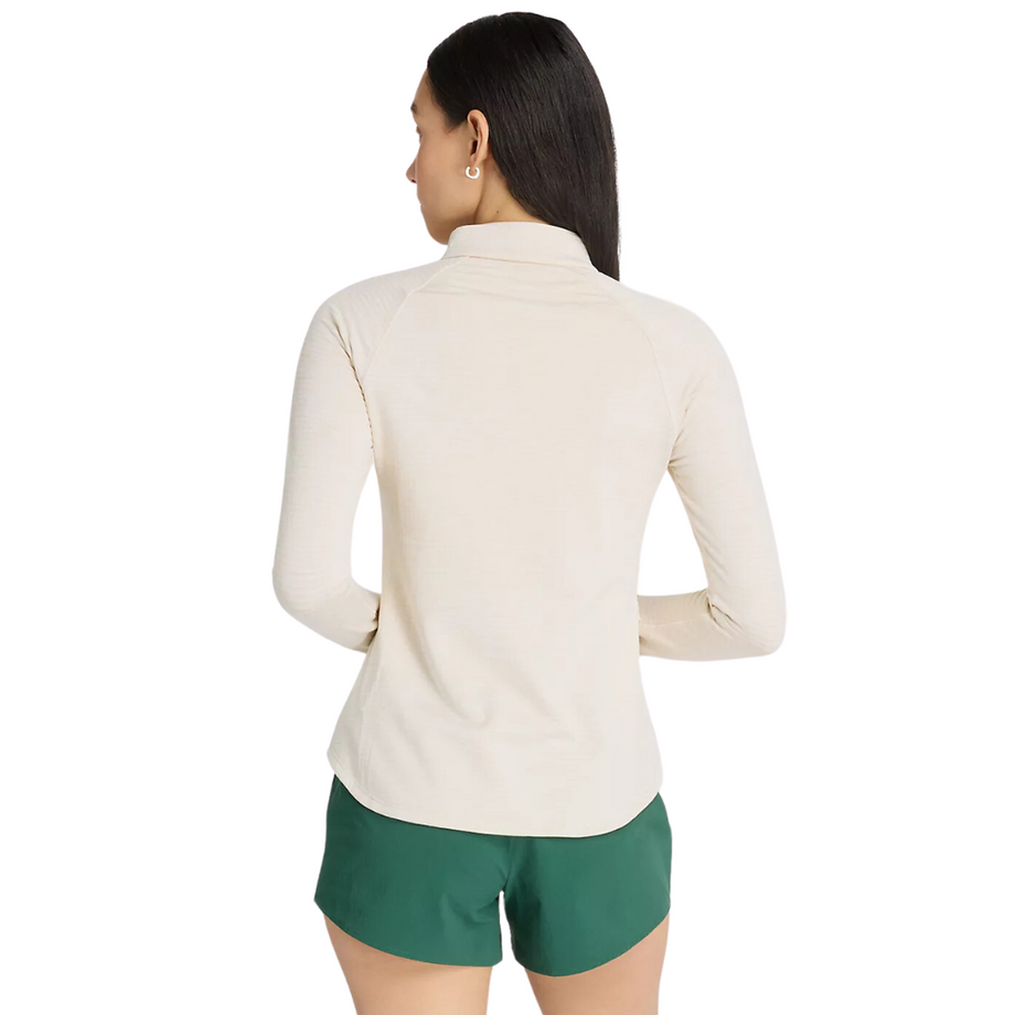 New Balance Women s Athletics Heat Grid Half Zip Linen The Run Hub