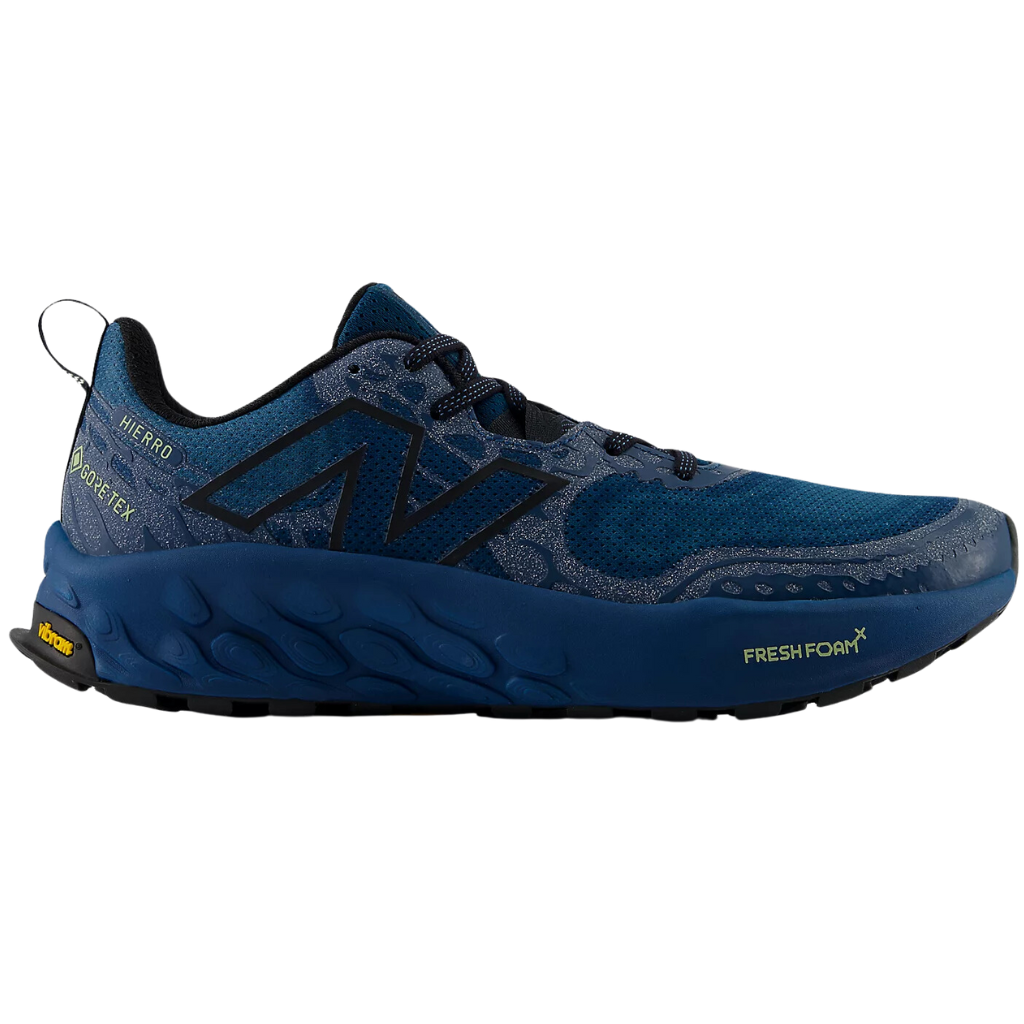 New Balance Women's Fresh Foam X Hierro v8 GORE-TEX Trail Running Shoes | Deep Sea with Black and Everglade Green | WTHIGB8 | The Run Hub