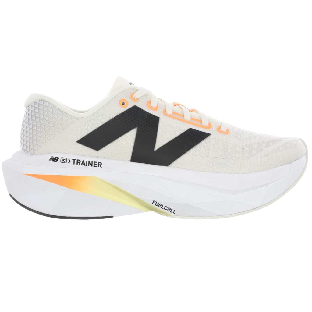New Balance Men's FuelCell SuperComp Trainer v3 Racing Shoes | Angora/Hot Mango/Black | MRCXCA4 | The Run Hub