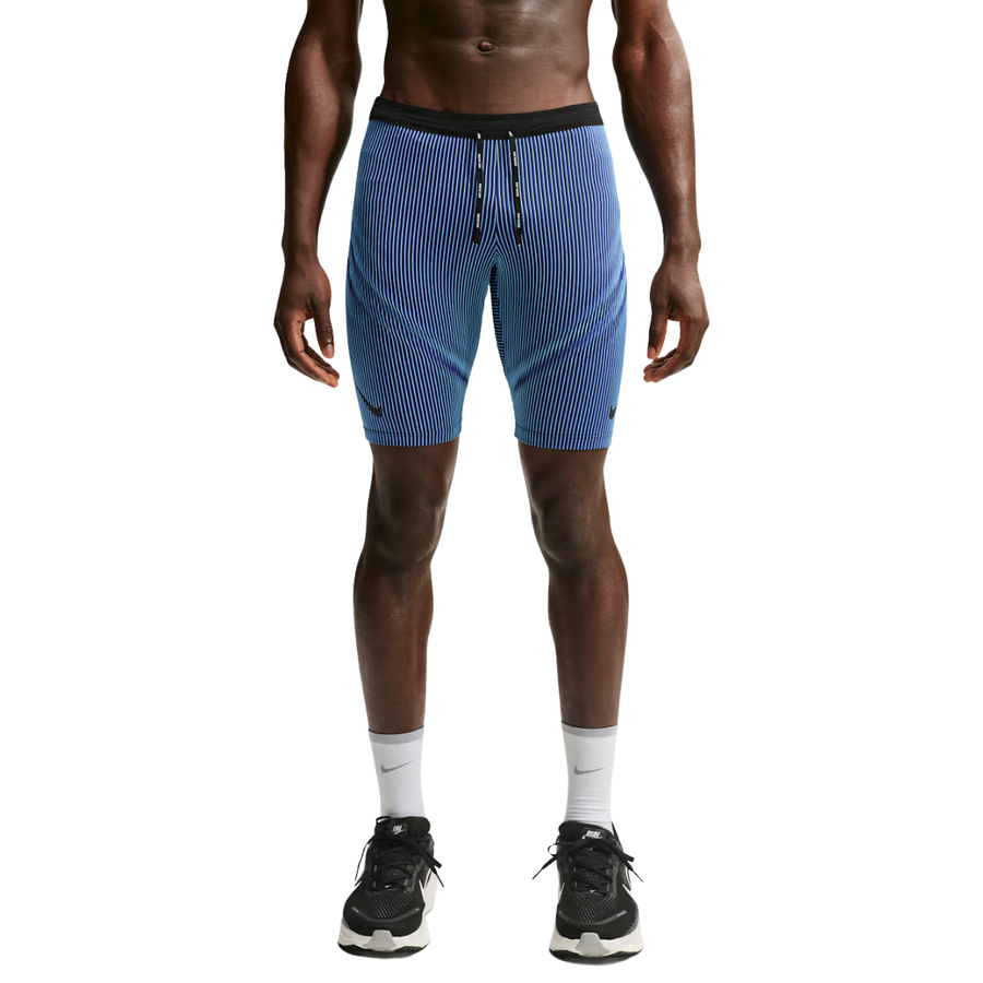Nike AeroSwift 1/2 Length Short Tights | Baltic Blue, Black & Old | The Run Hub