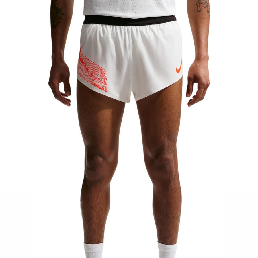 Nike AeroSwift Dri-FIT ADV 2" Brief-Lined Running Shorts | White | The Run Hub