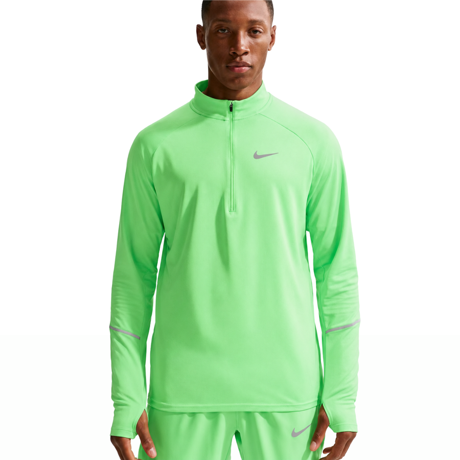 Nike Miler Dri-FIT 1/2-Zip Running Top | Illusion Green & Cucumber Calm | The Run Hub