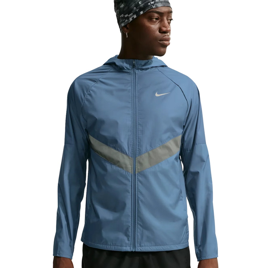 Nike Miler Therma-FIT Repel Winterised Running Jacket | New Slate & Black | The Run Hub