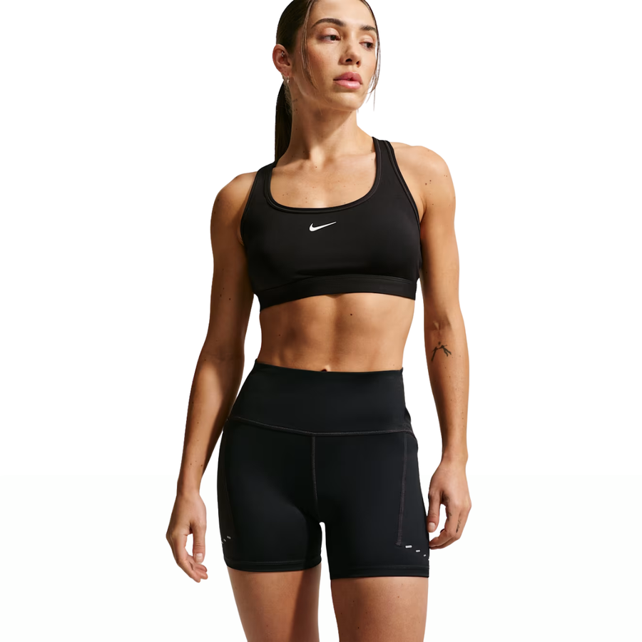 Nike Swift High-Waisted 10cm Tight Running Shorts with Pockets | Black | The Run Hub