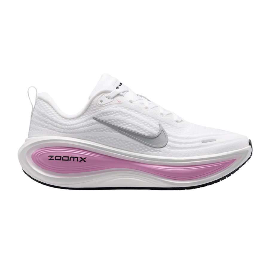 Nike Vomero Plus | White, Bleached Lilac, Summit White & Metallic Silver | The Run Hub