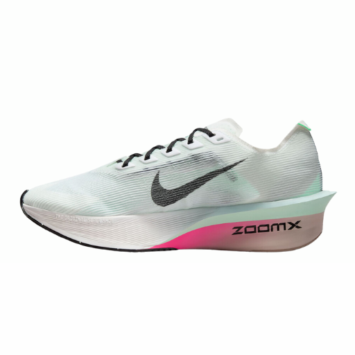 Nike ZoomX Vaporfly Next% 4 | White/Black-Hyper Pink-Mint Foam | The Run Hub