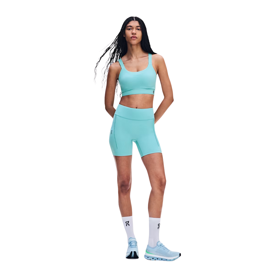 ON Performance Tights Shorts | Aquamarine | The Run Hub