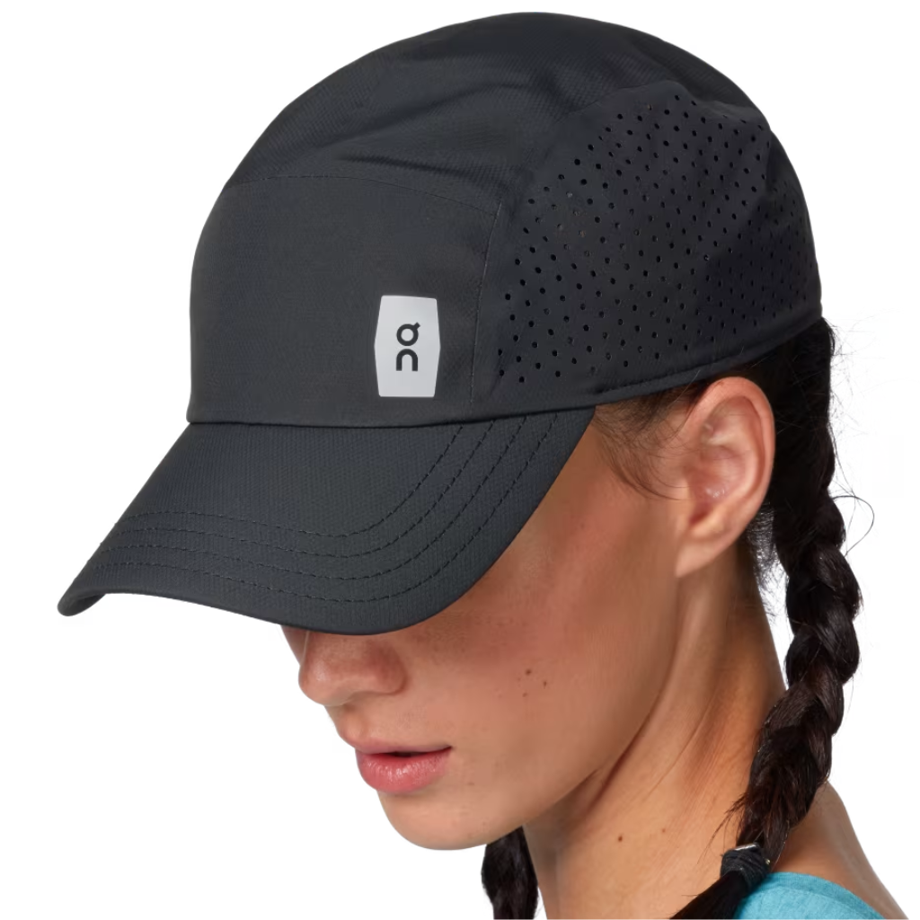 ON RUNNING | Lightweight Running Cap | 301.00015 | Black | The Run Hub