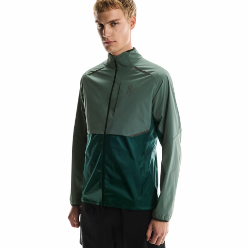 Men's ON Weather Jacket | Spirulina & Olive | The Run Hub