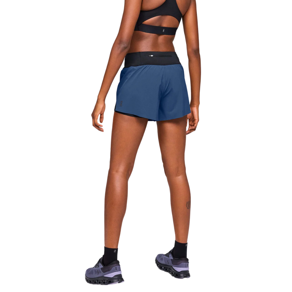 ON Women's Running Shorts | Black | Denim | 1WE11950774| The Run Hub