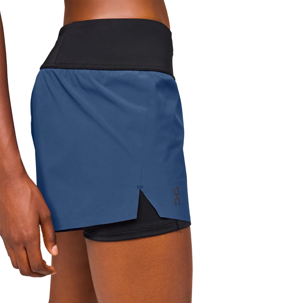 ON Women's Running Shorts | Black | Denim | 1WE11950774| The Run Hub