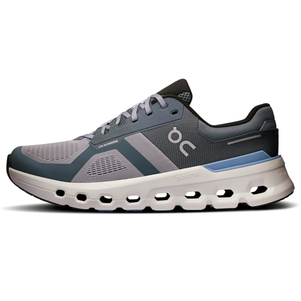 On Men's CLOUDRUNNER 2 Support Running Shoe | Alloy | Chambray | 3ME10143194 | The Run Hub