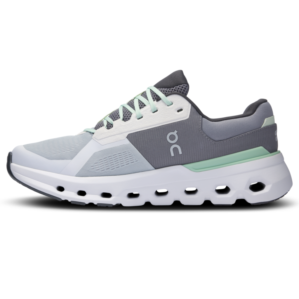 On Men's CLOUDRUNNER 2 WIDE Support Running Shoe | Glacier | Sage | 3ME10322594 | The Run Hub