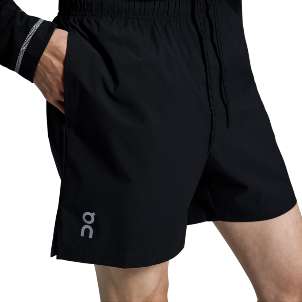 On Men's Core 5" Shorts | Black | 1MF10120553 | The Run Hub