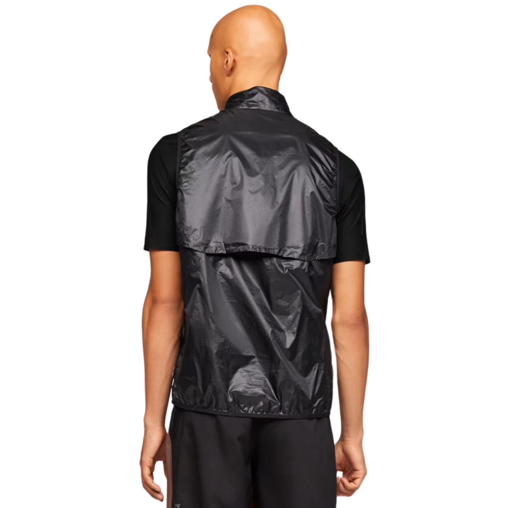 On Men's Weather Vest | Black | 1MD10480553 | The Run Hub