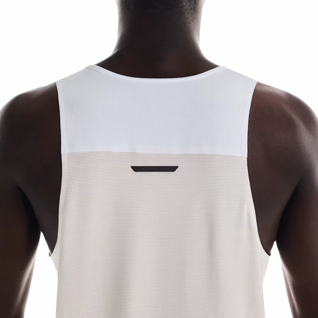On Performance Tank | Silver & White | 7615537254340 | The Run Hub