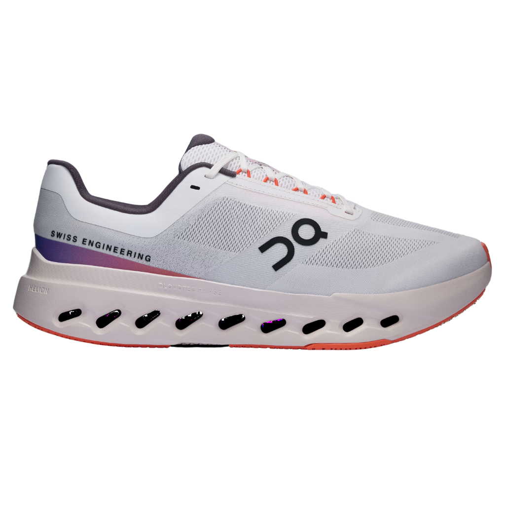 On Running Men's Cloudsurfer Next Neutral Running Shoe | White/Flame | 3ME30020256 | The Run Hub