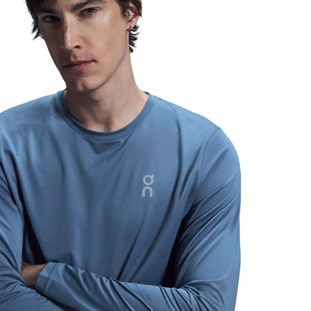 On Running Men's Core Long-T | Blue Fjord | 1ME10752486 | The Run Hub