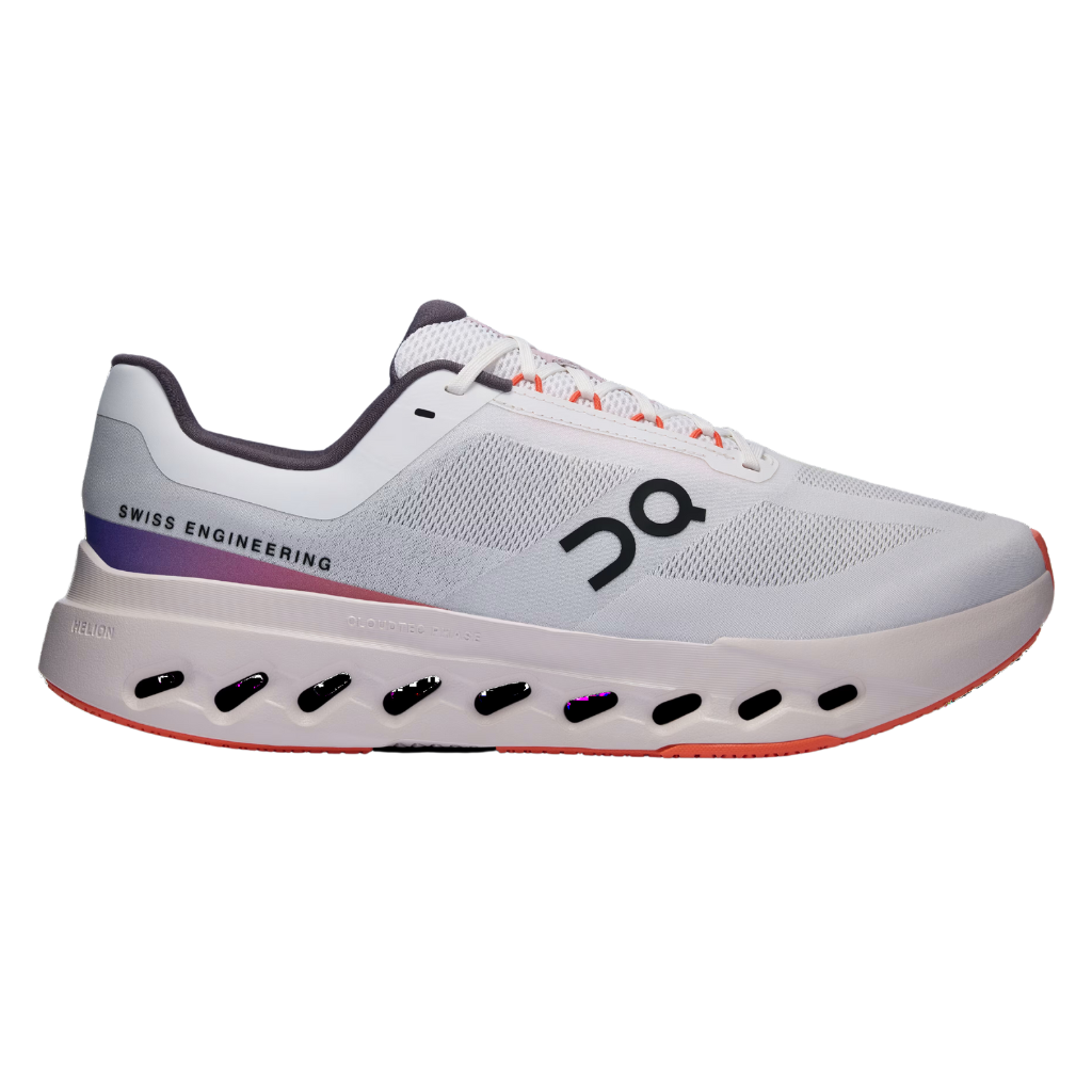 On Running Women's Cloudsurfer Next Neutral Running Shoe | White/Flame | 3ME30020256 | The Run Hub