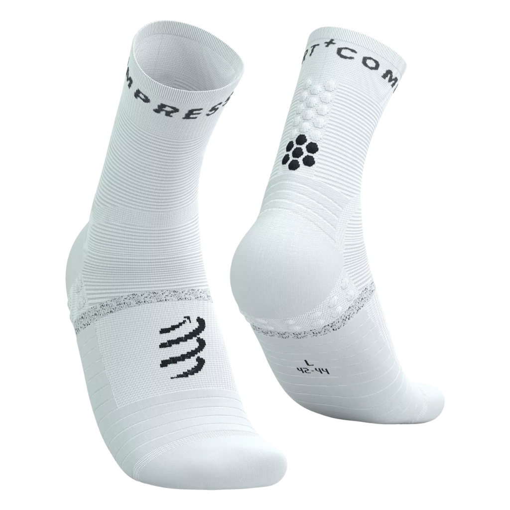 Compressport Pro Marathon Socks V2.0 - White/Black | The Run Hub