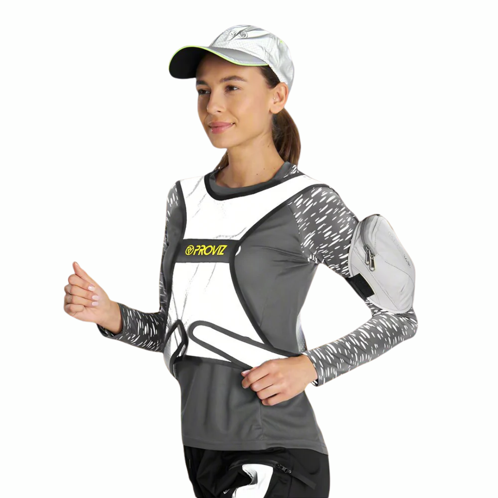 Proviz Fully Reflective Running X Vest | Grey | The Run Hub
