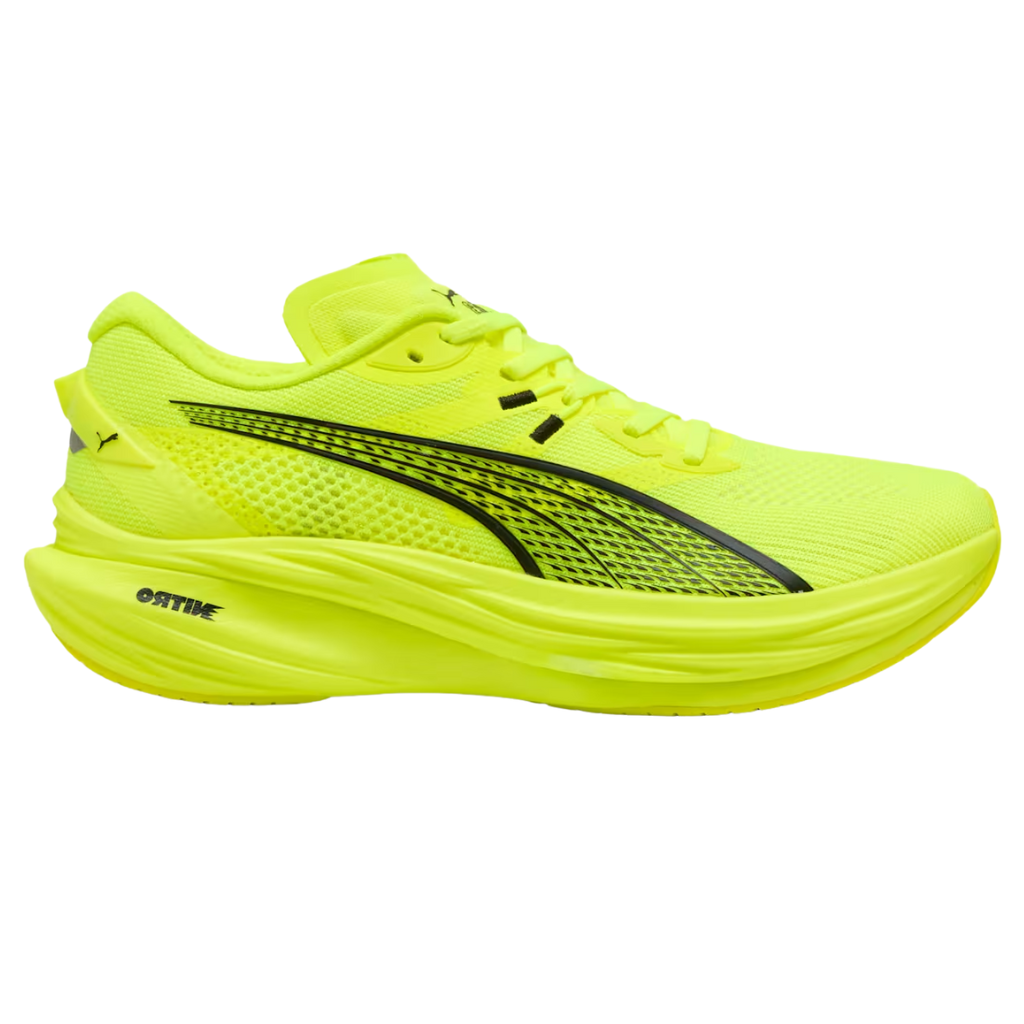 Puma DEVIATE NITRO™ 3 Men's Neutral Running Shoes | YELLOW ALERT-PUMA BLACK | 309707-14 | The Run Hub 