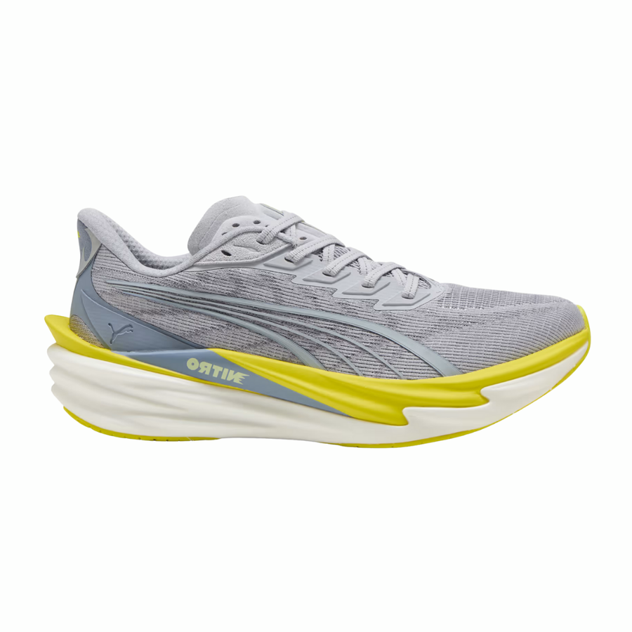 Puma Deviate NITRO™ 4 | Vibrant Silver-Lux Lime | The Run Hub