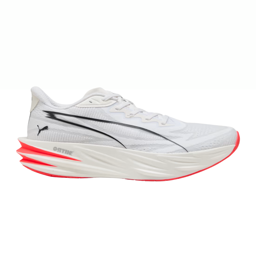 Puma Deviate Pure NITRO™ | PUMA White-Ultra Red-PUMA Silver | The Run Hub