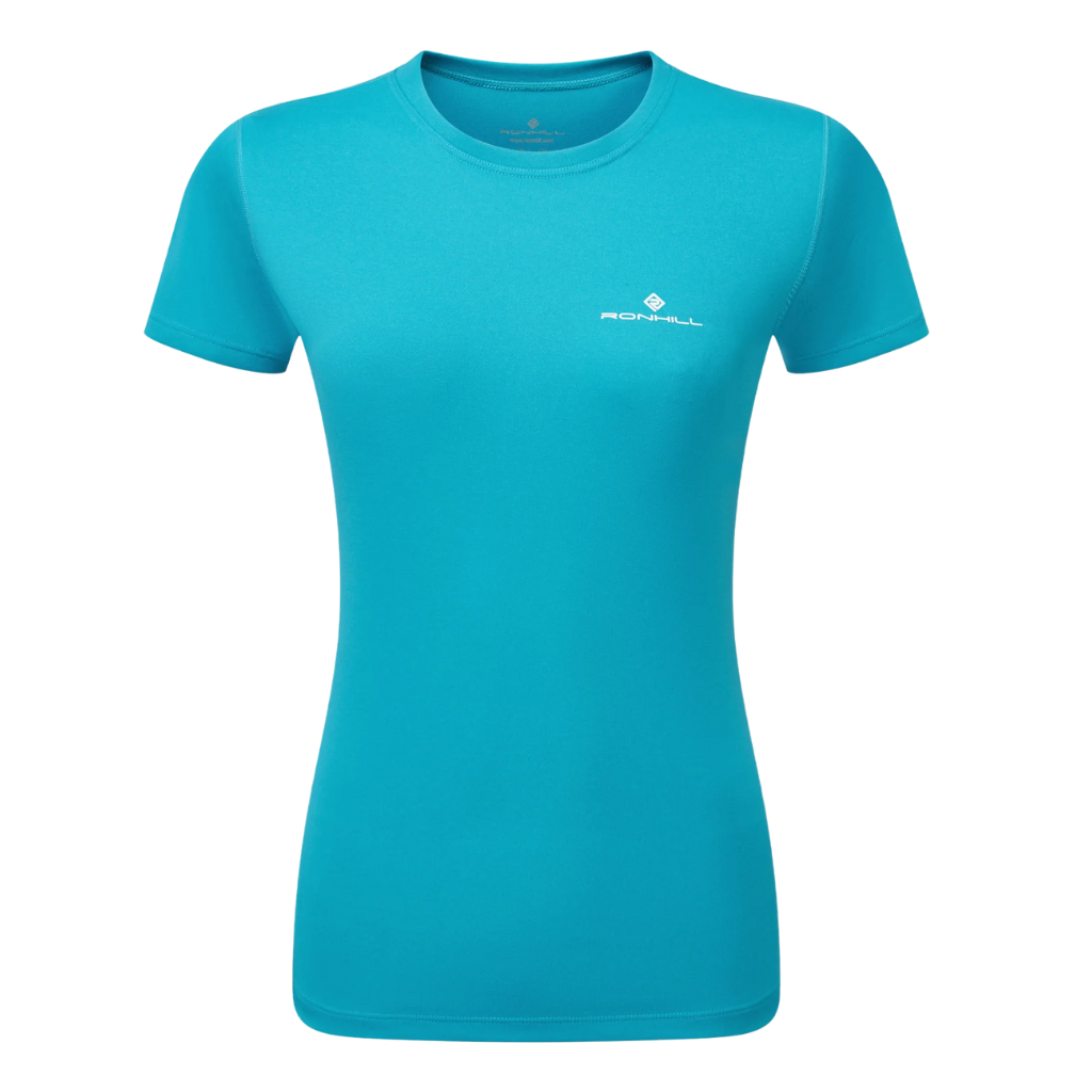 Ronhill Core S/S Tee | Rh-01141 Azure/Bright White | Women's Running Tee | The Run Hub