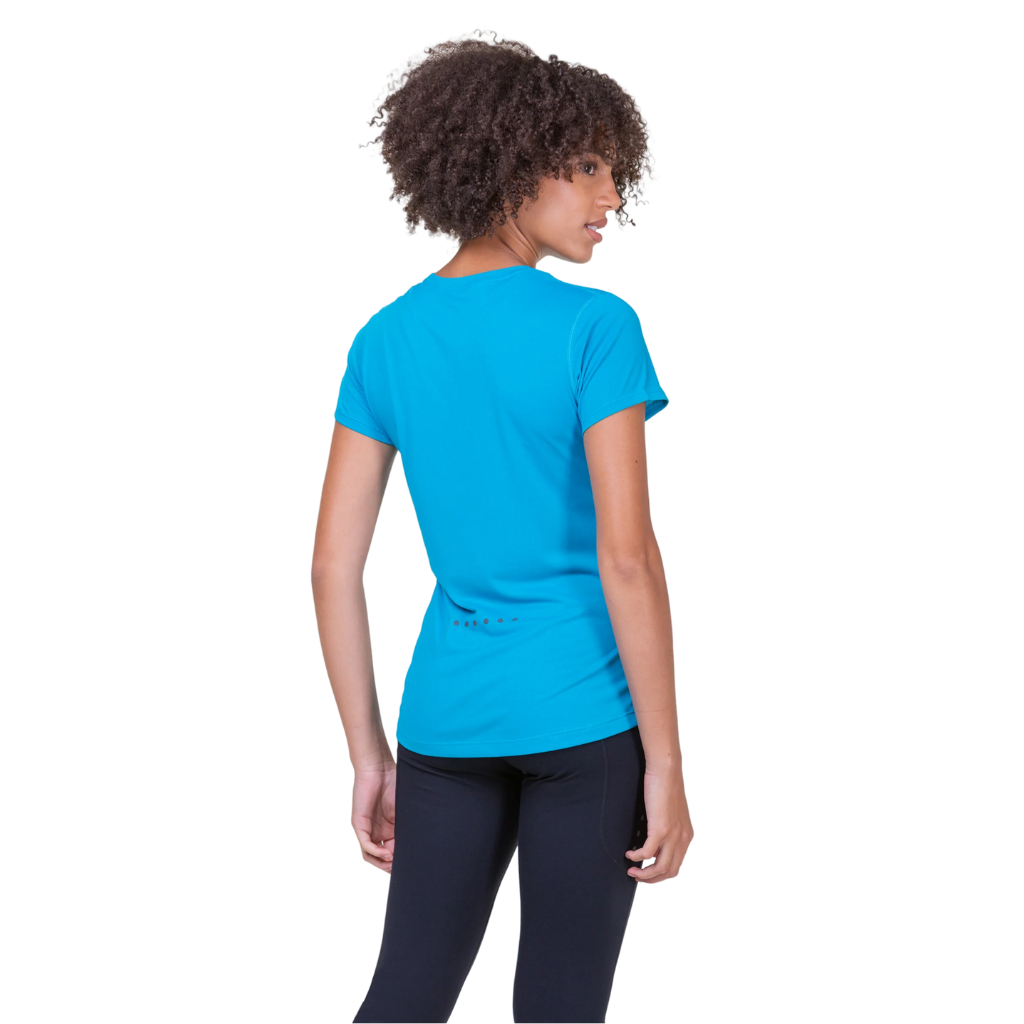 Ronhill Core S/S Tee | Rh-01141 Azure/Bright White | Women's Running Tee | The Run Hub