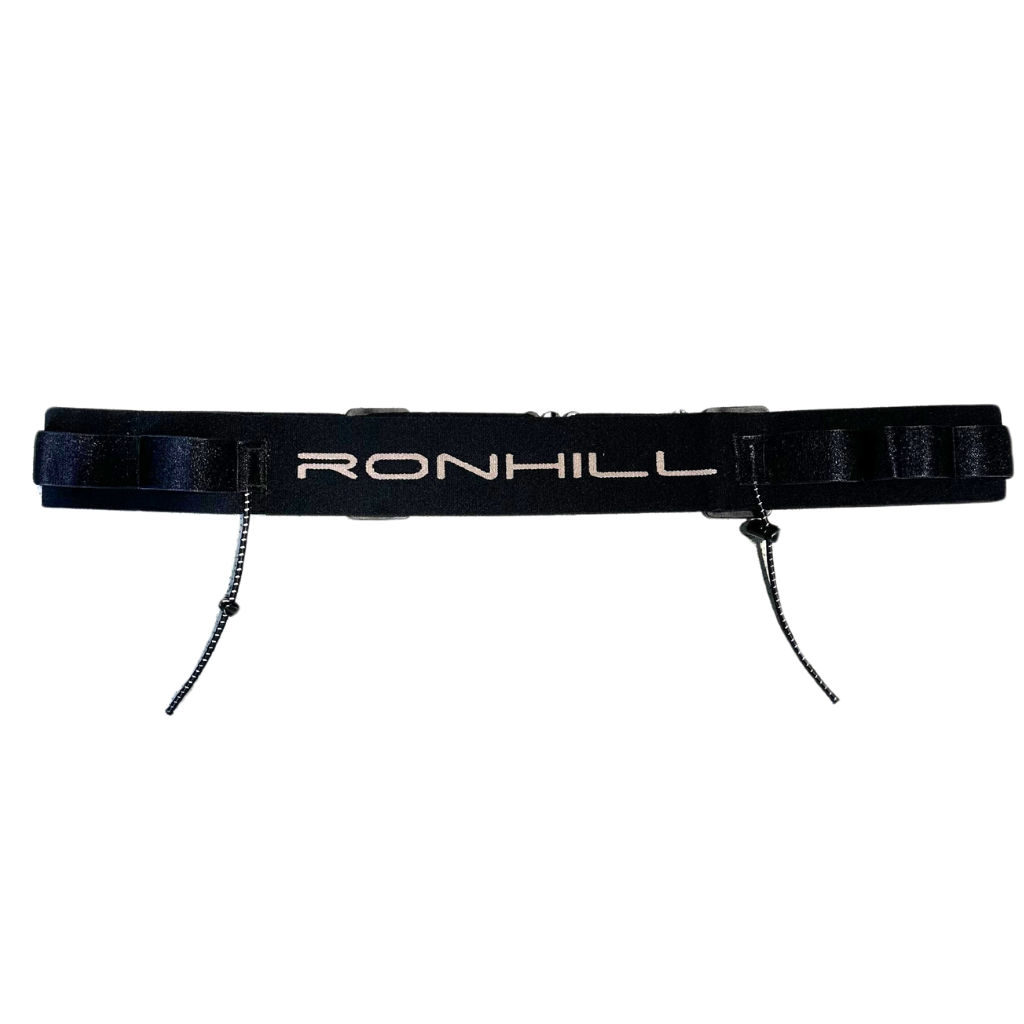 RONHILL Race Number Belt | Rh-009 Black | RH-007369 | The Run Hub