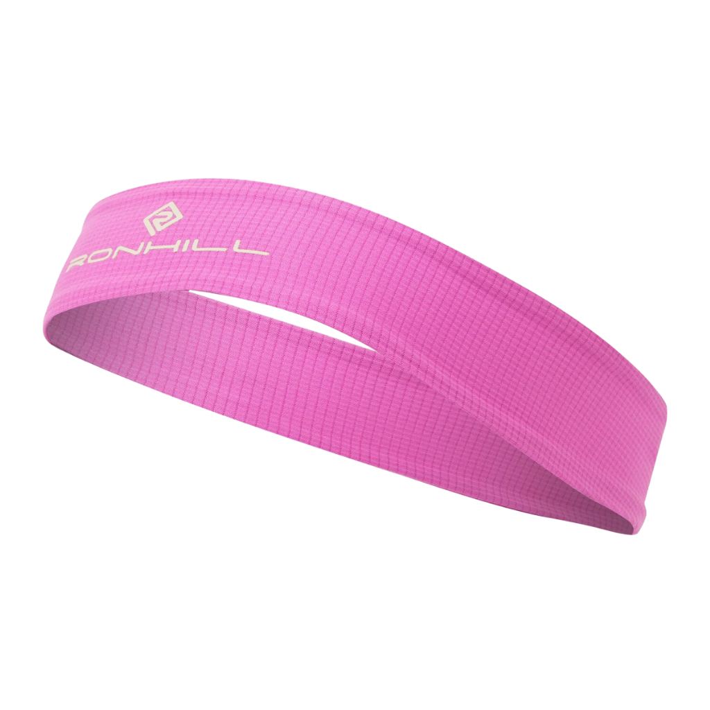 Ronhill Lightweight Headband| RH-007318 Fuchsia/Honeydew | The Run Hub
