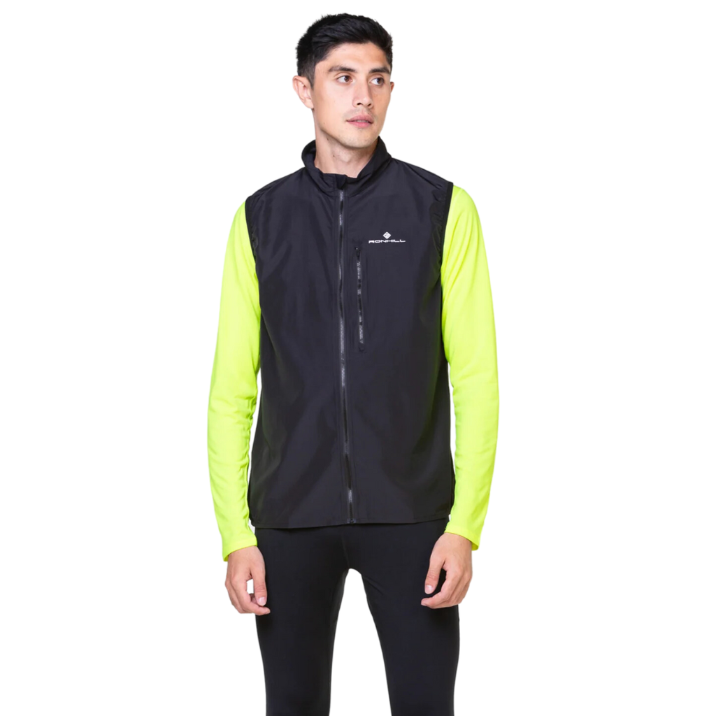 Ronhill Men's Core Gilet | All Black | RH-006174 | The Run Hub