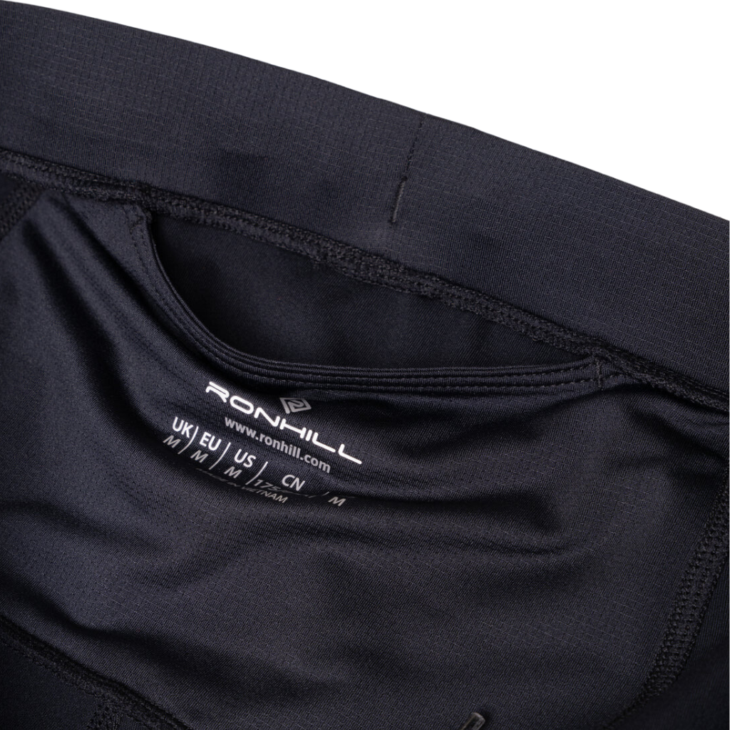 Ronhill Men's Core Stretch Short | All Black | RH-007282 | The Run Hub