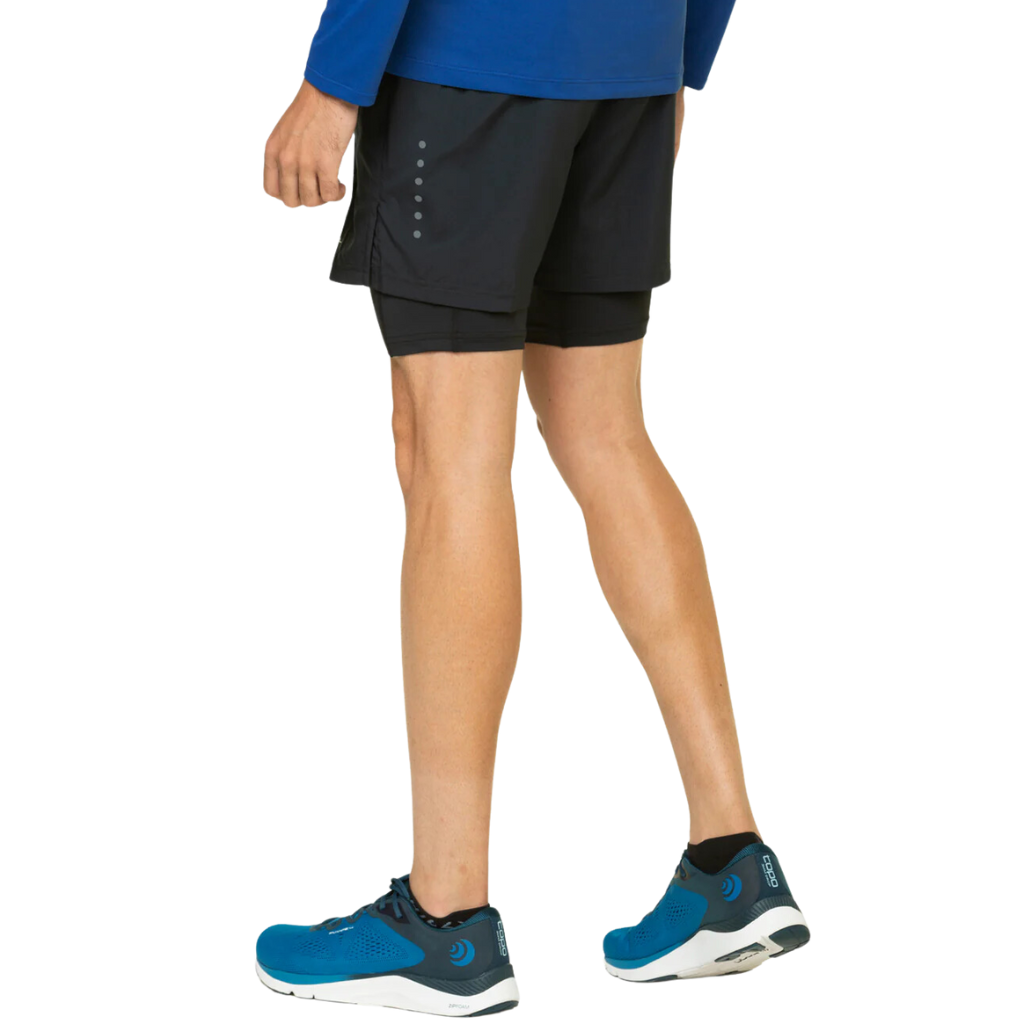 Ronhill Men's Core Twin Short | All Black | RH-007408 | The Run Hub