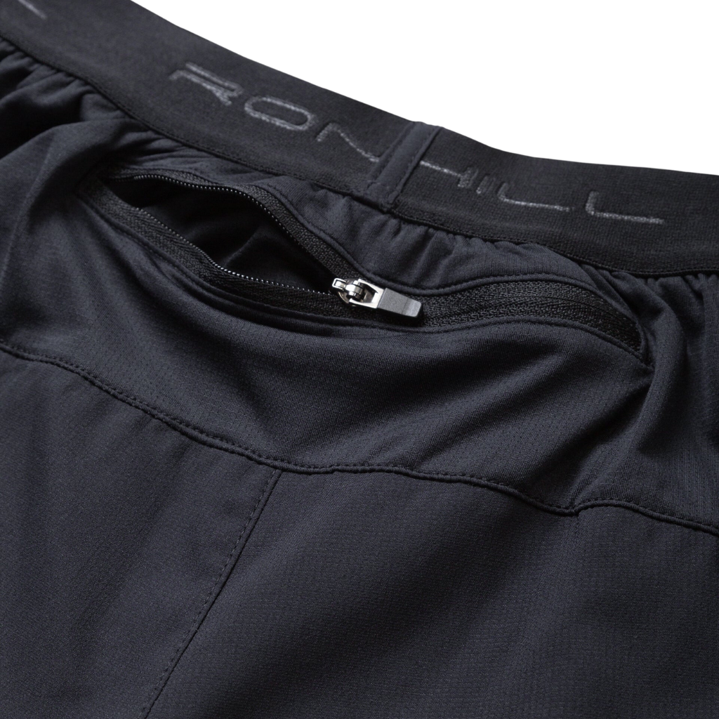 Ronhill Men's Tech 5" Running Shorts | RH-007281 | R009 - All Black | The Run Hub