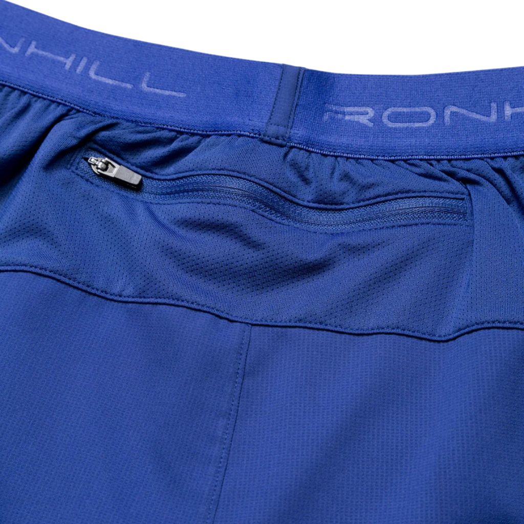 Ronhill Men's Tech 5" Twin Short | Ocean/Black R596 | The Run Hub