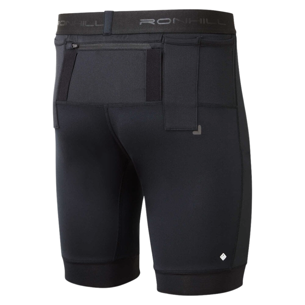 Ronhill Men's Tech Stretch Ultra 8" Short | RH-007441 | R009 - All Black | The Run Hub