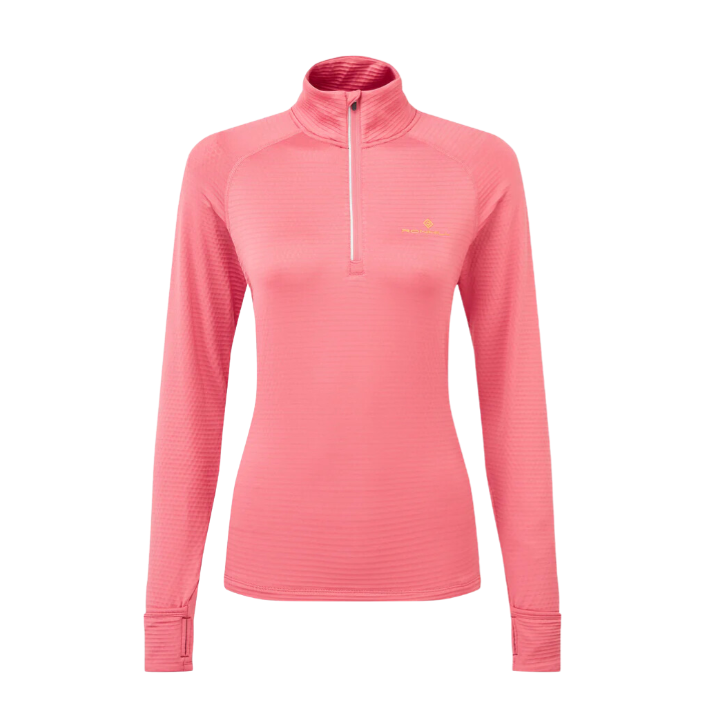 Ronhill Women's Tech Winter 1/2 Zip | RH-01223 Salsa/Mango | The Run Hub