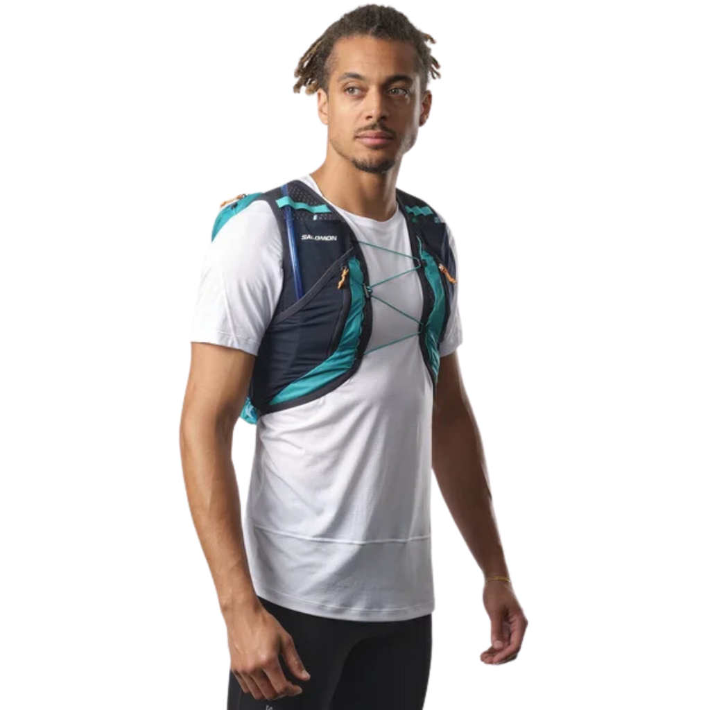 SALOMON Unisex ACTIVE SKIN 12 with Resevoir | LC2205000 | Tahitian Tide/Carbon | The Run Hub |