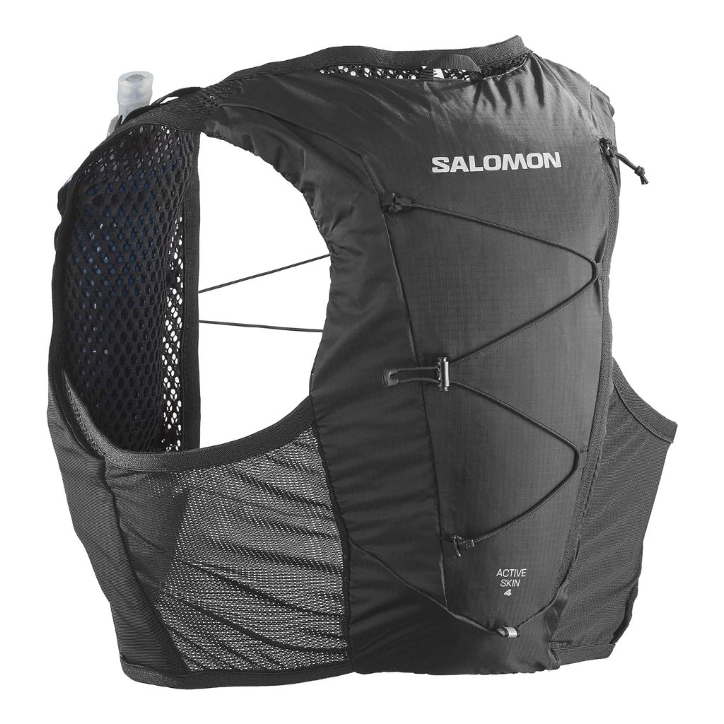 SALOMON Unisex ACTIVE SKIN 4 with Flasks included | LC1757600 | Black | The Run Hub |