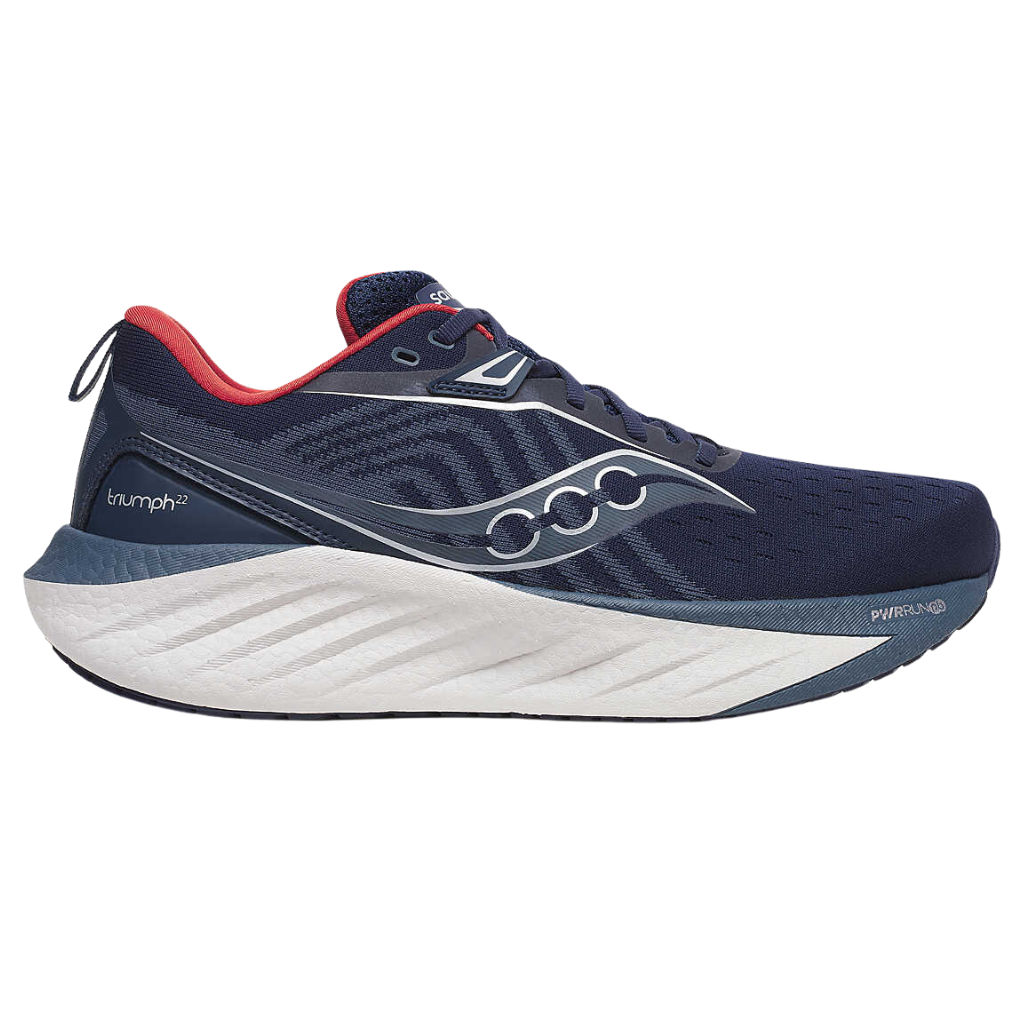 SAUCONY Men's Triumph 22 Neutral Running Shoe | NAVY | DUSK | S20964-144 | The Run Hub