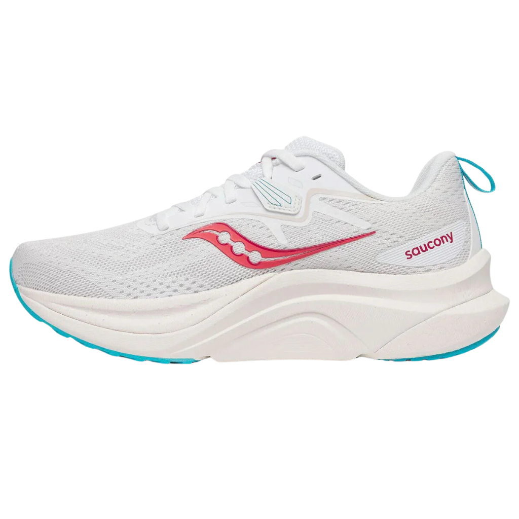 SAUCONY Women's TEMPUS 2 Support Running Shoe | White/Cayenne | S10973-215 | The Run Hub