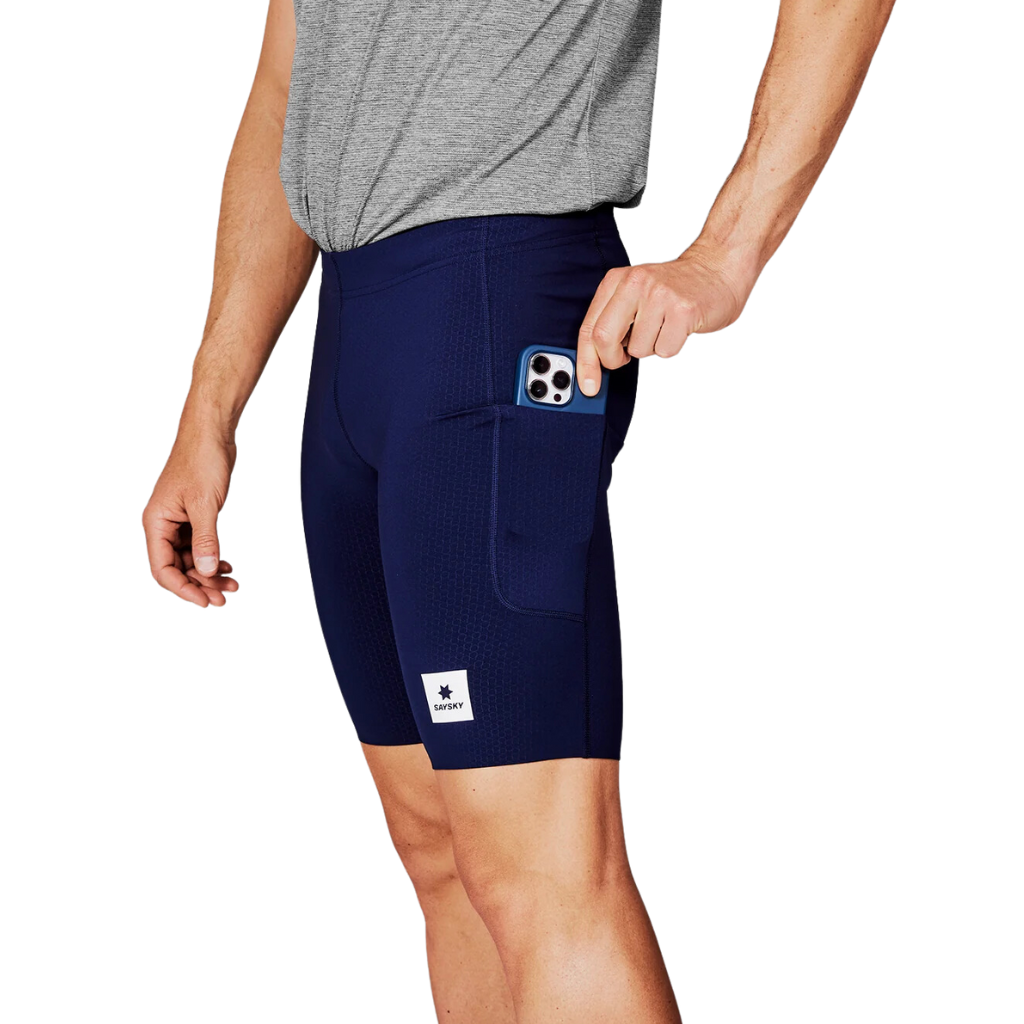 SAYSKY Men's Combat+ Short Tights 9" | Blue | XMRST31c201 | The Run Hub 