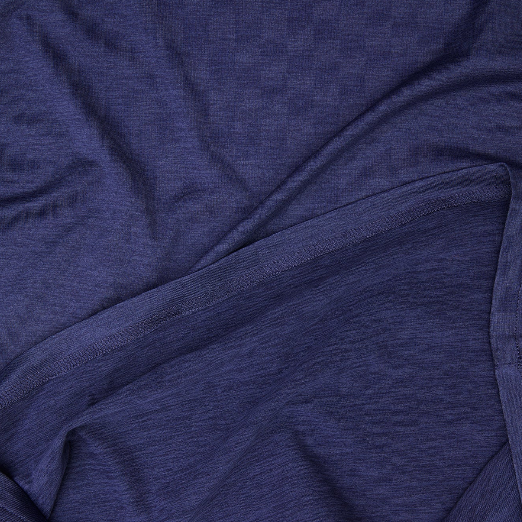 Logo Pace Long Sleeve Top | MWRLS20c2007 Blue Melange | The Run Hub