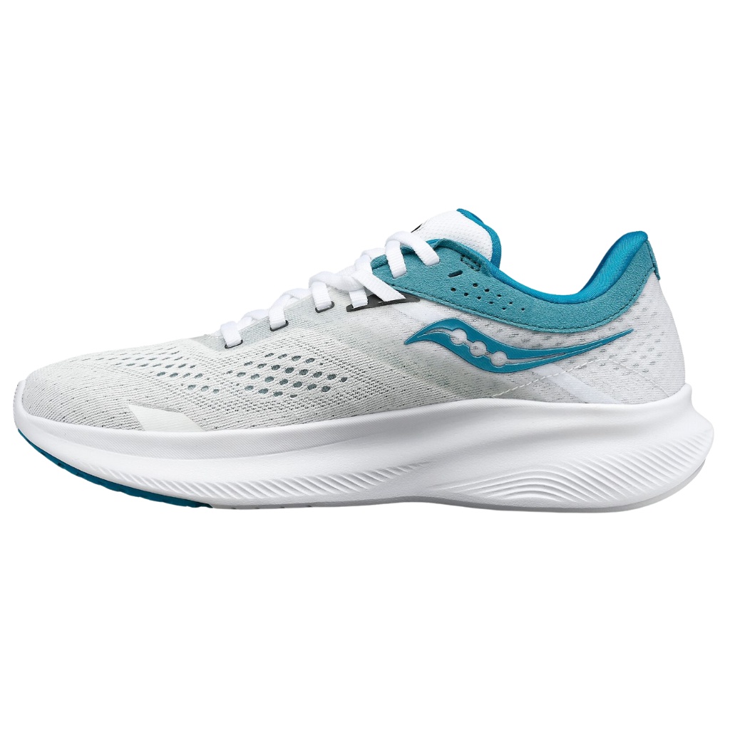 Saucony Ride 16 in White/Ink - Women's Neutral Running Shoes | The Run Hub