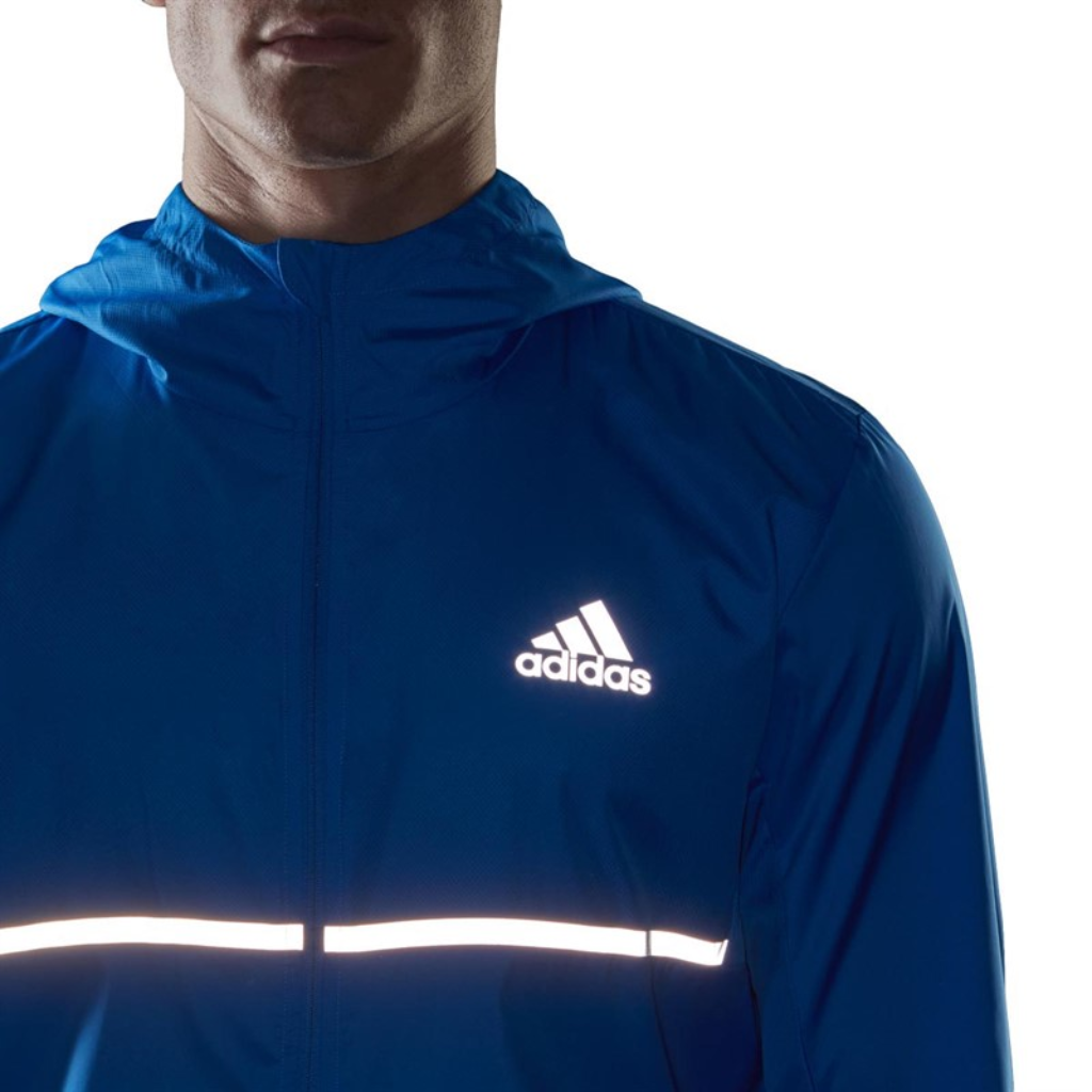 Adidas OTR Jacket in Blue - Running Jacket for Men | The Run Hub