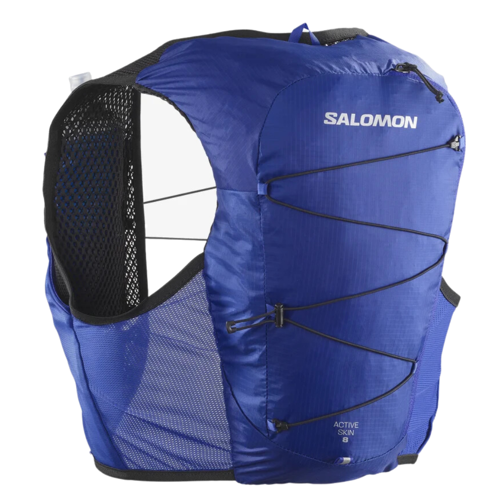 SALOMON ACTIVE SKIN 8 in Surf The Web / BLACK - LC2012700 - Running/Trail Backpack | The Run Hub